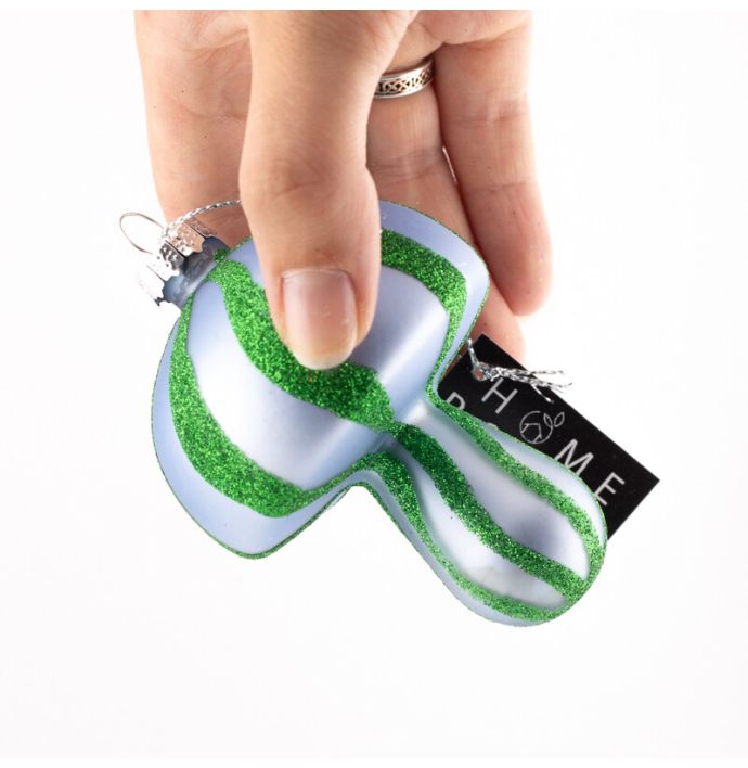 Kerstbal funky paddestoel