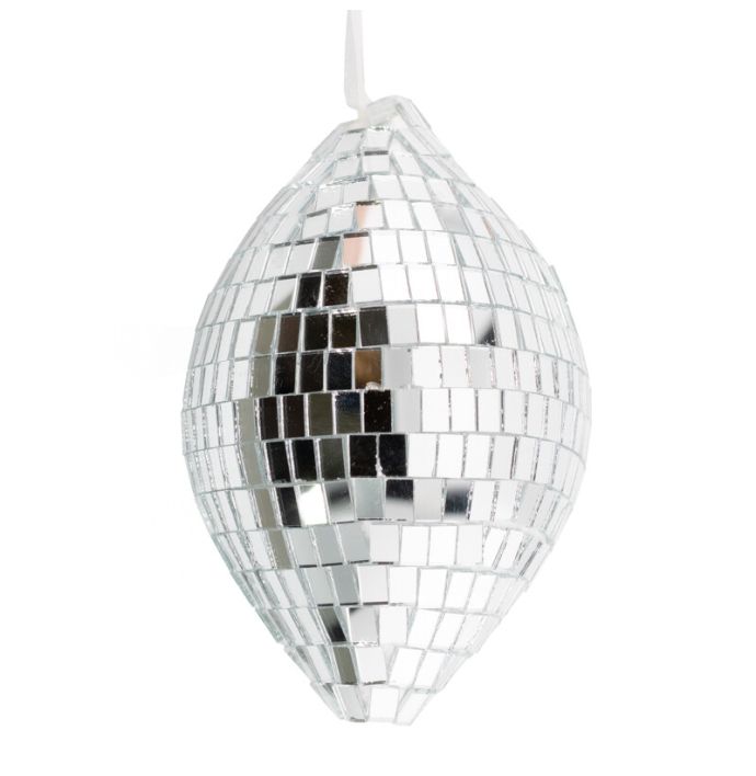 Kersthanger Discobal zilver