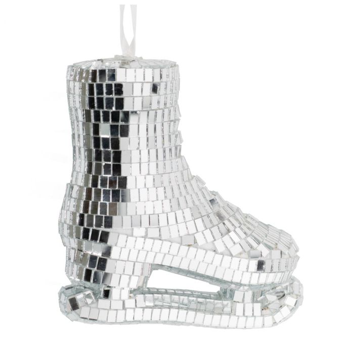 Kersthanger Disco Schoen zilver