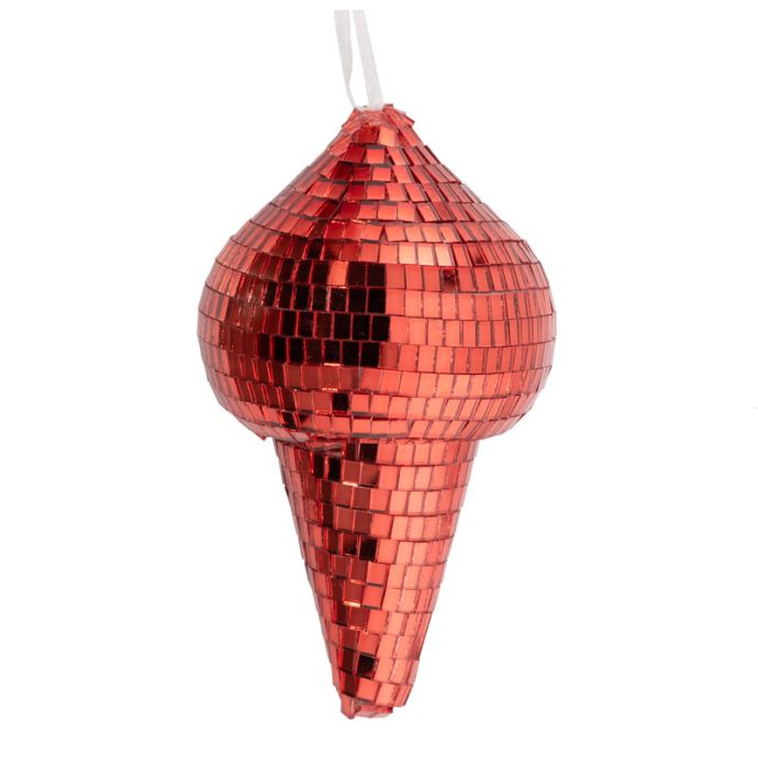 Kersthanger Discobal Pegel rood