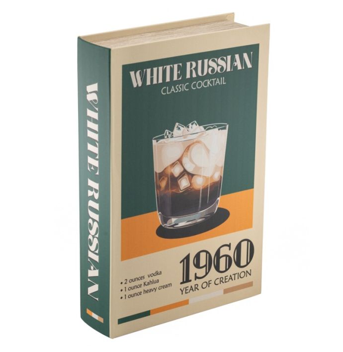 Opbergboek koffietafel 'White russian'