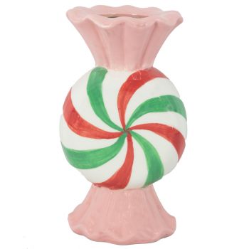 Aardewerk vaas candy 