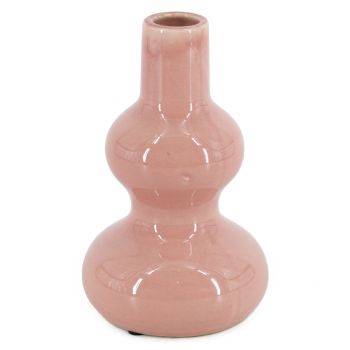 Aardewerk vaas pink/roze