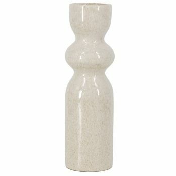 Aardewerk vaas beige 