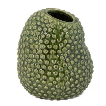 Aardewerk pickle vaas groen