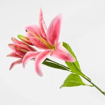 Kunstbloem lelie fuchsia