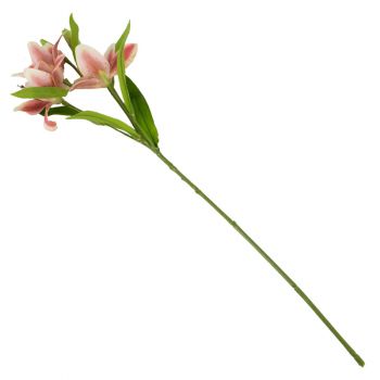 Kunstbloem lelie roze