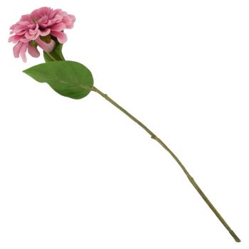 Kunstbloem Zinnia roze