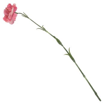 Kunstbloem anjer 66cm roze