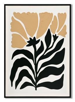 Schilderij bloemen organisch 