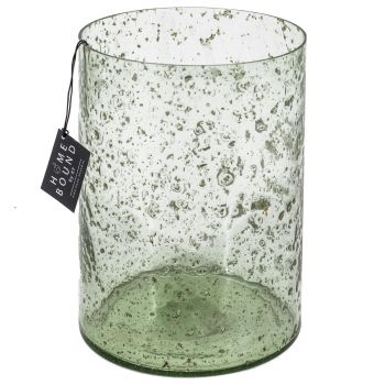 Vaas bubbelglas groen