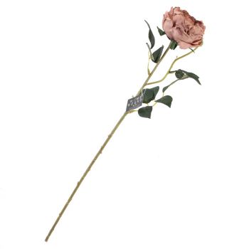 Kunstbloem roos oudroze