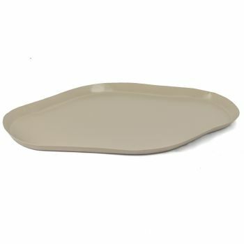 Metalen tray organisch sand