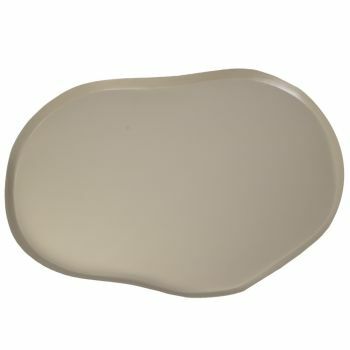 Metalen dienblad organisch sand