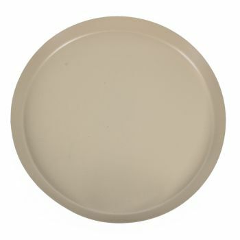 Metalen dienblad rond leaves sand