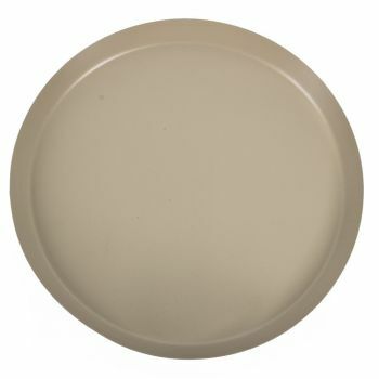 Metalen dienblad rond leaves sand 