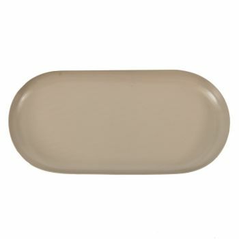 Metalen dienblad ovaal sand 