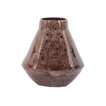 Metalen vaasje rosewood