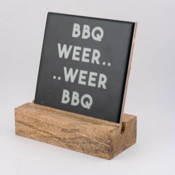 Tegeltje 'BBQ weer'