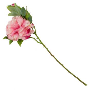 Kunstbloem pioen roze