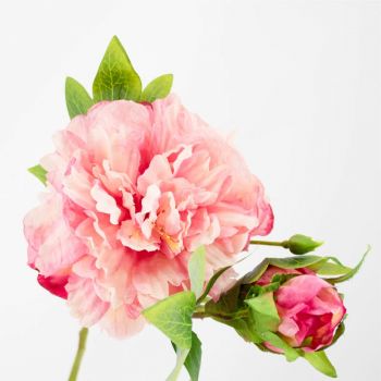 Kunstbloem pioen roze