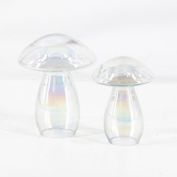 Glazen paddenstoel Halo