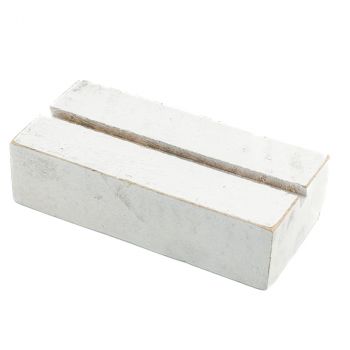 Tegeltjes houder hout wit 