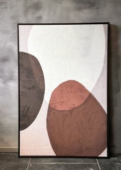Schilderij organisch circles